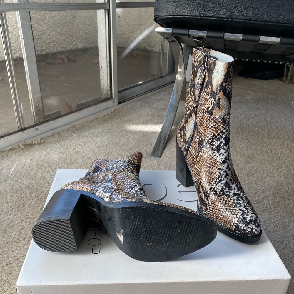 Topshop python sock boots 36/6 - Picture 5 of 7